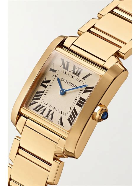 cartier tank gold and silver|cartier tank gold women.